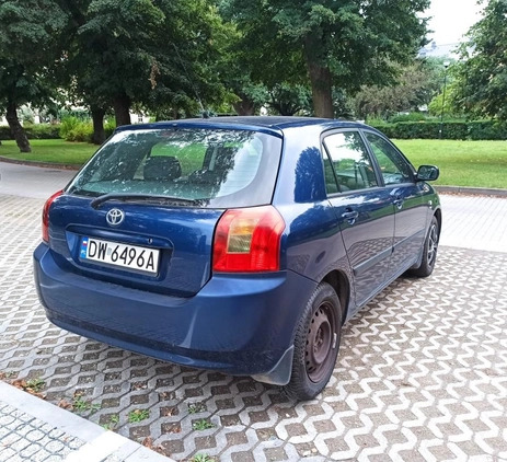 Toyota Corolla cena 4800 przebieg: 306515, rok produkcji 2002 z Siechnice małe 137